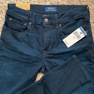 Ralph Lauren size 27 - dark wash skinny stretch jean - NWT